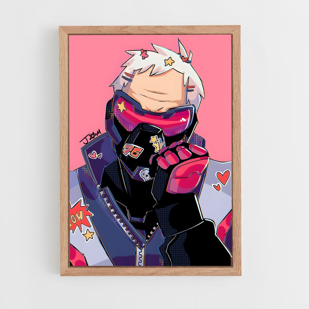 Poster Soldier Votre – affiche Overwatch (vue 4)